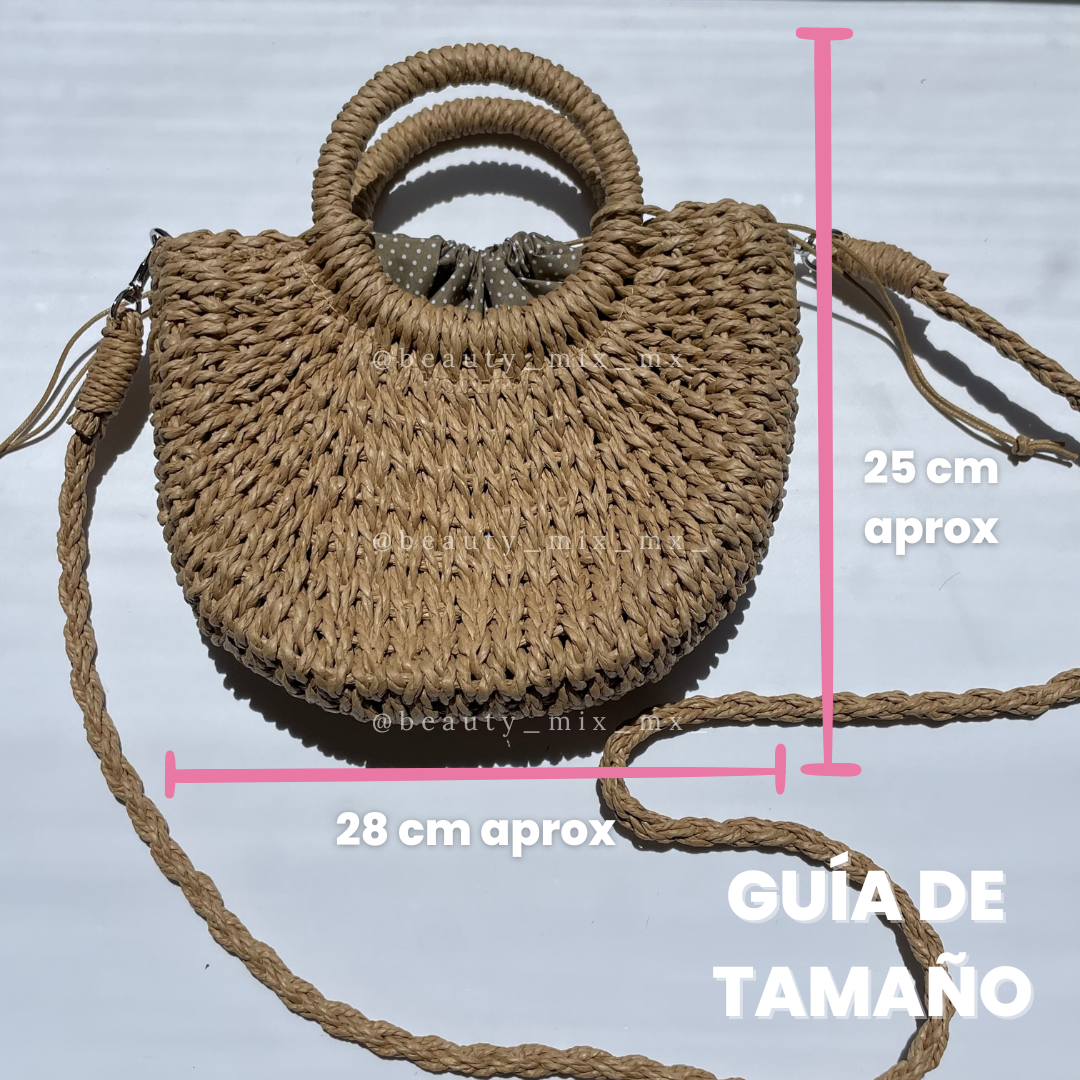 Bolso tipo tejido/paja