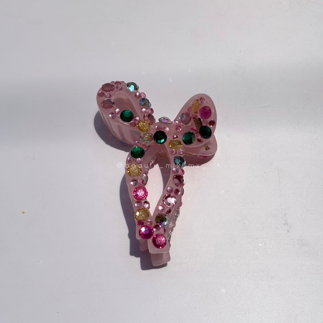 Pinza moño brillos