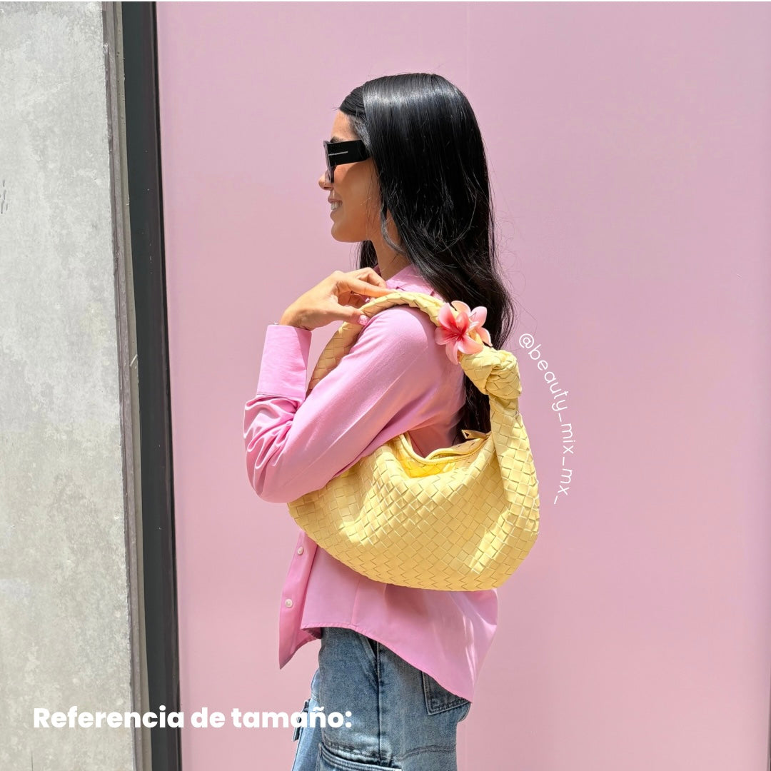 Aria Bag XL Café (Dupe Bottega Veneta)