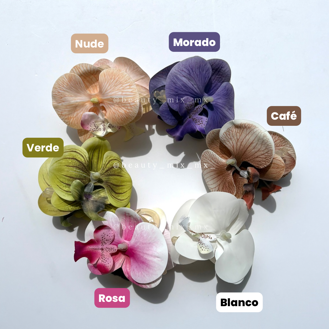 Pinza Flor Orquídea