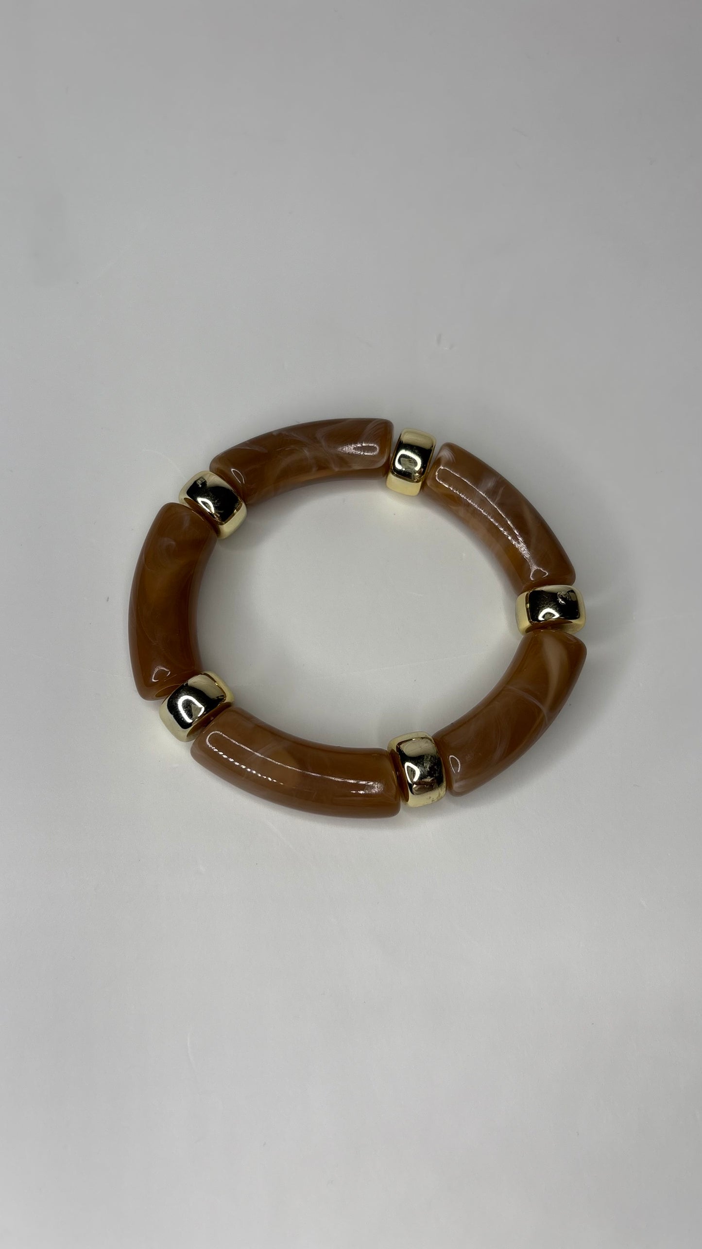 Pulsera 09 resina café