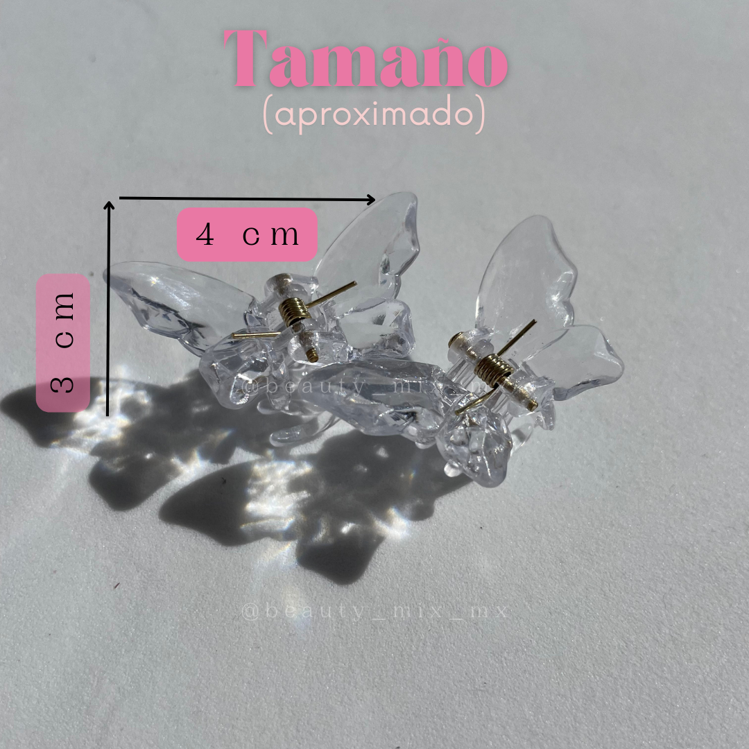 Mini par de pinzas mariposa