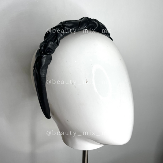 Diadema nudo tipo cuero