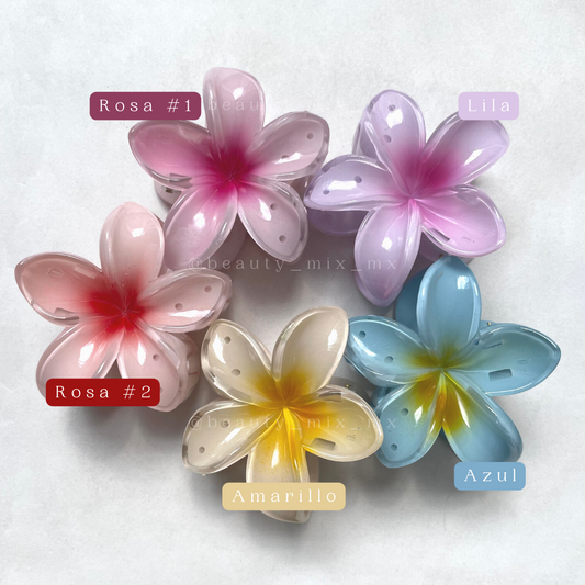 Pinzas flor tropical