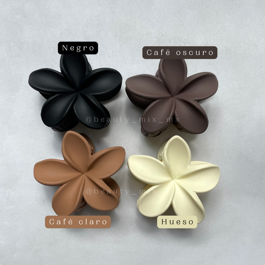 Pinzas flor tropical neutra