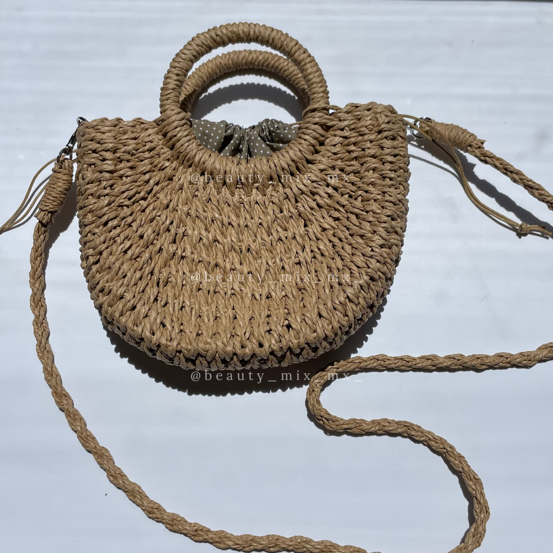 Bolso tipo tejido/paja