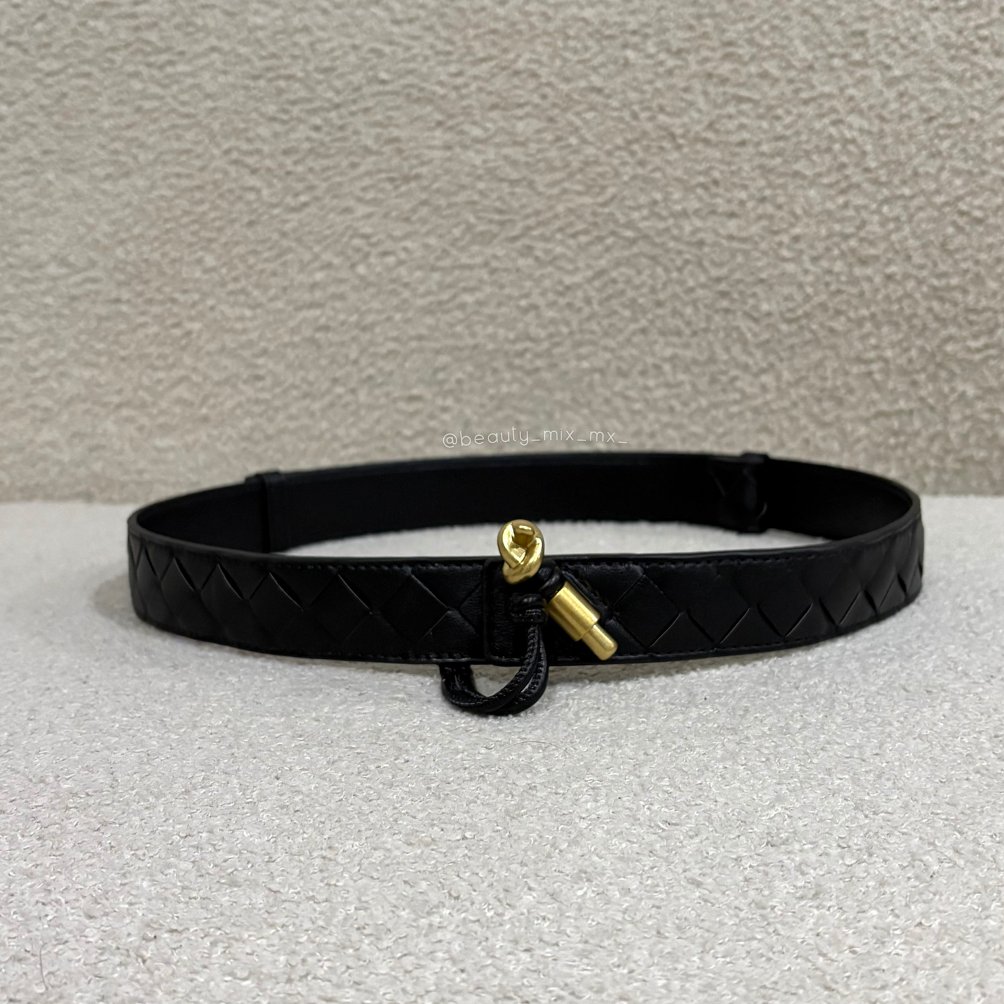 Cinturón/Fajo Color Negro (Dup* Bottega Veneta)