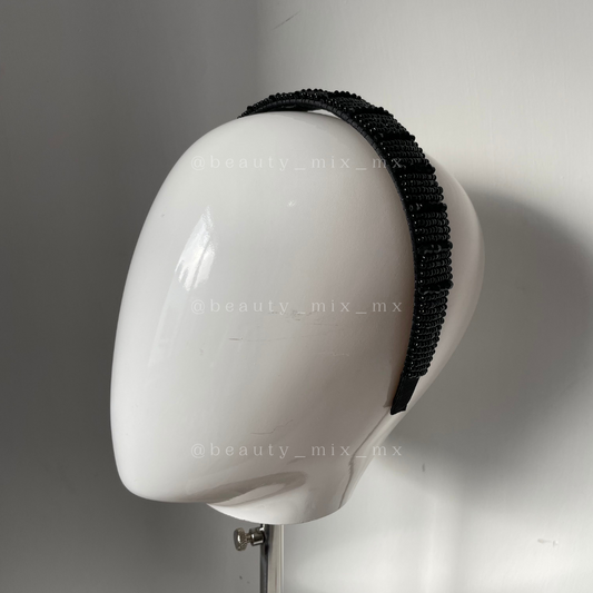 Diadema plana piedras